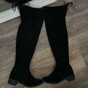 ALDO flat black knee high boots
